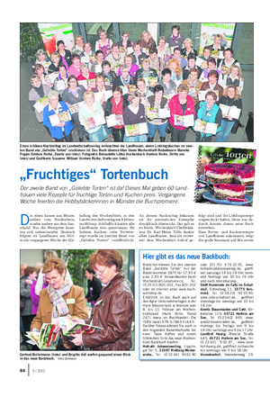 FAMILIE Landwirtschaftliches Wochenblatt D ie einen kamen aus Höxter, andere vom Niederrhein, wieder andere aus dem Sau- erland.