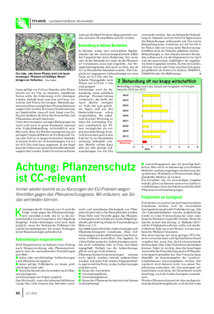 PFLANZE Landwirtschaftliches Wochenblatt verwendet werden.