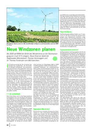 TECHNIK UND NEUE ENERGIE Landwirtschaftliches Wochenblatt I m Koalitionsvertrag hat die rot-grüne Lan- desregierung angekündigt, die Erneuerba- ren Energien auszubauen.