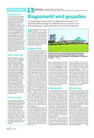AKTUELLES Landwirtschaftliches Wochenblatt Ausgezeichnet „Wie nachhaltig sind Molkerei- en?