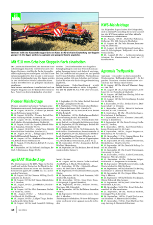 INDUSTRIE UND WIRTSCHAFT Landwirtschaftliches Wochenblatt Der Landtechnikhersteller Kuhn hat seine Kurz- scheibeneggen-Baureihe weiterentwickelt.