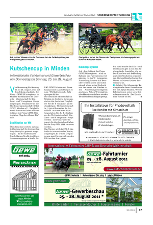 Landwirtschaftliches Wochenblatt SONDERVERÖFFENTLICHUNG V on Donnerstag bis Sonntag, 25.