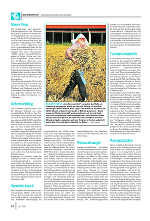 NACHRICHTEN Landwirtschaftliches Wochenblatt BILD DER WOCHE: „Vom Korn zum Brot“, so lautete das Motto am Donnerstag vergangener Woche auf dem Hof Mönnig im Horn-Bad Meinberger Ortsteil Wehren, Kreis Lippe.
