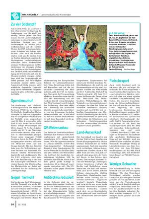 NACHRICHTEN Landwirtschaftliches Wochenblatt BILD DER WOCHE: Tanz, Kunst und Musik gab es vom 16.