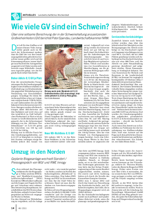 AKTUELLES Landwirtschaftliches Wochenblatt D ie Luft für den Stallbau wird immer dünner.