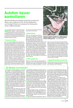 Landwirtschaftliches Wochenblatt TIER Autofom besser kontrollieren Wie die Kontrolle beim Autofom funktioniert und was sich ändern muss, haben wir mit Dr.