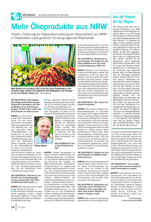 AKTUELLES Landwirtschaftliches Wochenblatt DR.
