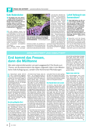 FRAGE UND ANTWORT Landwirtschaftliches Wochenblatt Gute Bodendecker ?