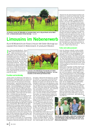 KÄLBER Landwirtschaftliches Wochenblatt I m Fleischrinder-Herdbuch Bonn (FHB) sind 25 Rinderrassen vertre- ten.