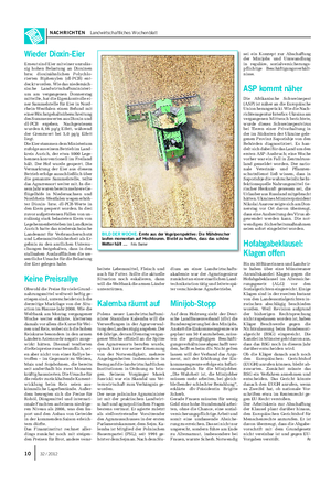 NACHRICHTEN Landwirtschaftliches Wochenblatt BILD DER WOCHE: Ernte aus der Vogelperspektive: Die Mähdrescher laufen momentan auf Hochtouren.