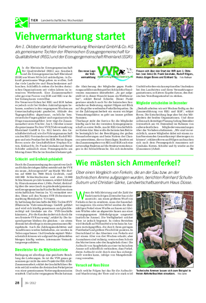 TIER Landwirtschaftliches Wochenblatt Wie mästen sich Ammenferkel?