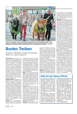NOTIZEN VOR ORT Landwirtschaftliches Wochenblatt Bad Berleburg: Am Sonntag, 7.
