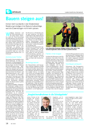 AKTUELLES Landwirtschaftliches Wochenblatt W olfgang Schemme und Dr.