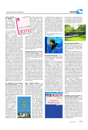 Landwirtschaftliches Wochenblatt BÜCHER „Aroma – Die Kunst des Würzens“ – von Thomas A.