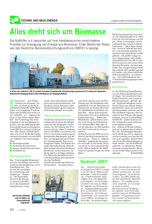 TECHNIK UND NEUE ENERGIE Landwirtschaftliches Wochenblatt Alles dreht sich um Biomasse Die NaRoTec e.