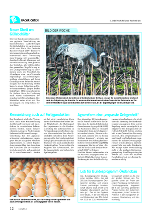 NACHRICHTEN Landwirtschaftliches Wochenblatt Der erneute Wintereinbruch hat nicht nur in Norddeutschland für Chaos gesorgt.