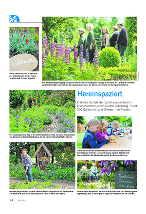 Hereinspaziert Erstmals startete der Landfrauenverband in Niedersachsen einen Garten-Aktionstag.