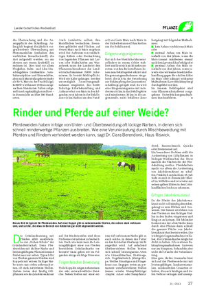 Landwirtschaftliches Wochenblatt PFLANZE die Überwachung und die An- zeigepflicht des Schädlings.