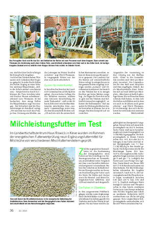 TIER Landwirtschaftliches Wochenblatt Angesichts der Ausstattung ist klar: Günstig war der Stallbau nicht.