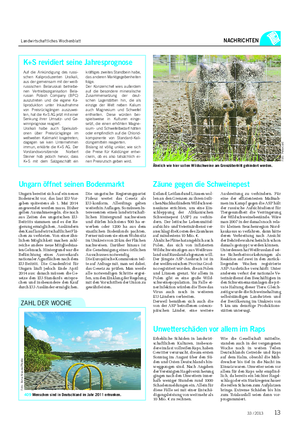 Landwirtschaftliches Wochenblatt NACHRICHTEN 409 Menschen sind in Deutschland im Jahr 2011 ertrunken.