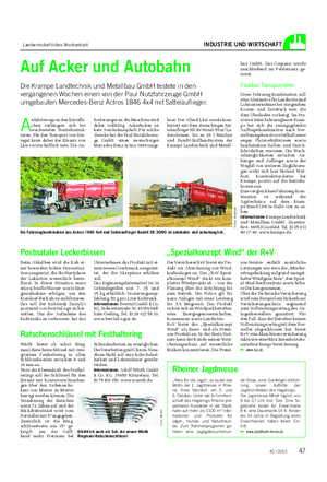Landwirtschaftliches Wochenblatt INDUSTRIE UND WIRTSCHAFT bau GmbH.