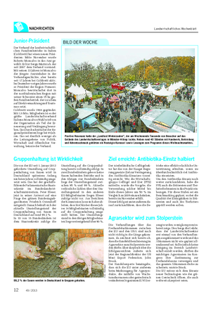 NACHRICHTEN Landwirtschaftliches Wochenblatt Positive Resonanz hatte der „Landlust Winterzauber“, der am Wochenende Tausende von Besucher auf das Gelände des Landwirtschaftsverlages in Münster-Hiltrup lockte.