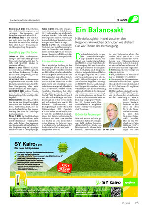 Landwirtschaftliches Wochenblatt PFLANZE Silvinio (ca.