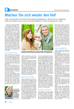 GESUNDHEIT Landwirtschaftliches Wochenblatt Christiane Beel ist Diplom-Päda- gogin und leitet das Referat Ehe-, Familien- und Lebensbera- tung im Erzbis- tum Paderborn.