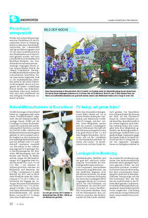 NACHRICHTEN Landwirtschaftliches Wochenblatt Beim Karnevalsumzug in Ottmarsbocholt, Kreis Coesfeld, am Sonntag wurde die Naturentfremdung kreativ thematisiert.