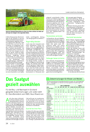 PFLANZE Landwirtschaftliches Wochenblatt Güttler-Prismenwalze.