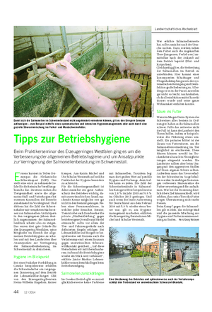 TIER Landwirtschaftliches Wochenblatt E rstens kursiert in Teilen Ost- europas die Afrikanische Schweinepest (ASP).