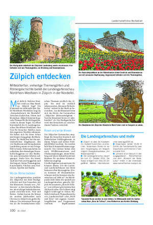 Landwirtschaftliches Wochenblatt M al ehrlich: Welcher West- fale weiß aus dem Stand, wo Zülpich liegt?