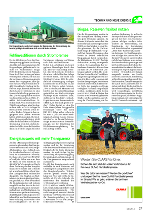 Landwirtschaftliches Wochenblatt TECHNIK UND NEUE ENERGIE Energieausweis mit mehr Transparenz Ab dem 1.