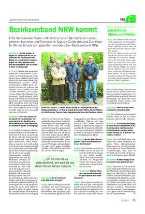 Landwirtschaftliches Wochenblatt TIER Wochenblatt: Herr Dr.