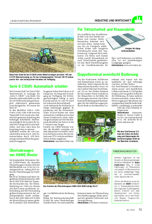 Landwirtschaftliches Wochenblatt INDUSTRIE UND WIRTSCHAFT Andreas Lagemann ist seit Kurzem als Beratungsmanager Nordrhein-Westfalen für Bayer CropScience tätig.