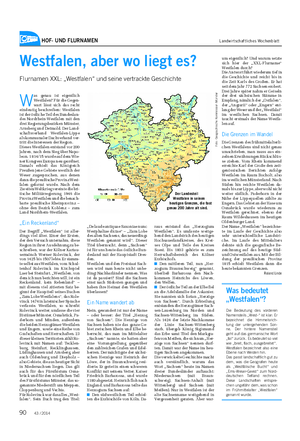 HOF- UND FLURNAMEN Landwirtschaftliches Wochenblatt Westfalen, aber wo liegt es?