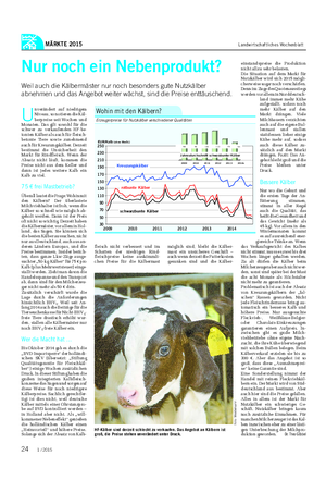 MÄRKTE 2015 Landwirtschaftliches Wochenblatt Nur noch ein Nebenprodukt?