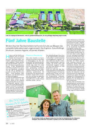 BETRIEB UND MARKT Landwirtschaftliches Wochenblatt H annes und Ria Schulte aus Meppen sind von Herzen Bauern.