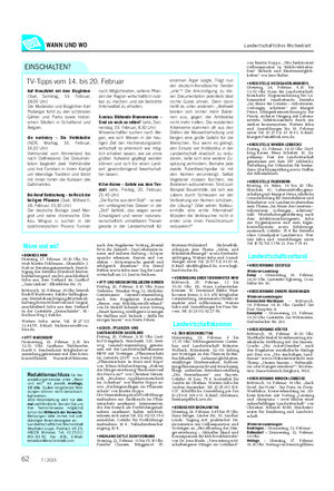 WANN UND WO Landwirtschaftliches Wochenblatt Morsum-Wulmstorf: Züchterfrüh- schoppen zum Thema „Selen- und Mineralstoffmangel“ sowie Herdenbe- sichtigung.