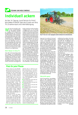 TECHNIK UND NEUE ENERGIE Landwirtschaftliches Wochenblatt Individuell ackern Auf der 14.
