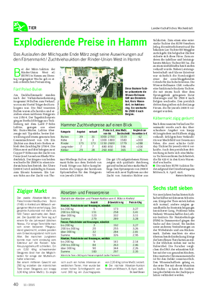TIER Landwirtschaftliches Wochenblatt Salzkotten.