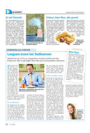 GESUNDHEIT Landwirtschaftliches Wochenblatt E twa jeder dritte Deutsche lei- det gelegent- lich oder regelmäßig unter Sodbrennen.