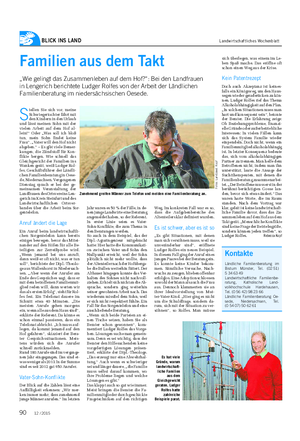 BLICK INS LAND Landwirtschaftliches Wochenblatt Weg.
