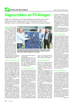 TECHNIK UND NEUE ENERGIE Landwirtschaftliches Wochenblatt A m 19.