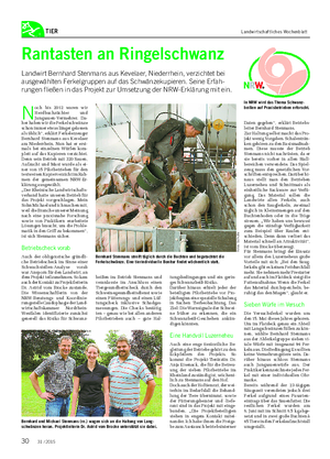 TIER Landwirtschaftliches Wochenblatt N och bis 2012 waren wir Herdbuchzüchter und Jungsauen-Vermehrer.