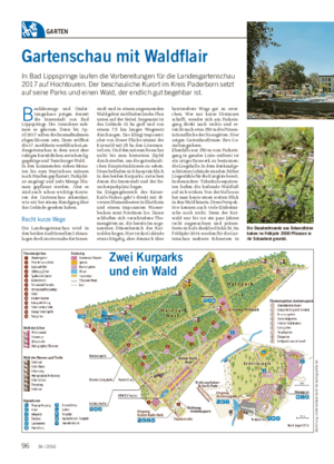 GARTEN Gartenschau mit Waldflair In Bad Lippspringe laufen die Vorbereitungen für die Landesgartenschau 2017 auf Hochtouren.