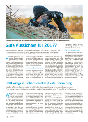 Wochenblatt für Landwirtschaft und LandlebenBETRIEB UND MARKT Gute Aussichten für 2017?