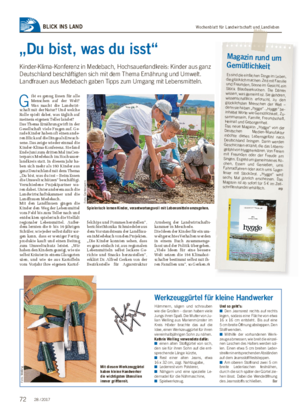 Wochenblatt für Landwirtschaft und LandlebenBLICK INS LAND Werkzeuggürtel für kleine Handwerker Hämmern, sägen und schrauben wie die Großen – daran haben viele Jungs ihren Spaß.