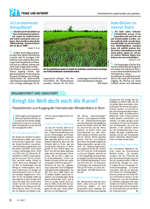 Wochenblatt für Landwirtschaft und LandlebenFRAGE UND ANTWORT zuständigen Kreisstelle der Land- wirtschaftskammer erfragen.