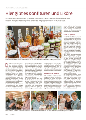 Hier gibt es Konfitüren und Liköre Im neuen Wochenblatt-Buch „Köstliche Konfitüren & Liköre“ verraten 60 Landfrauen ihre liebsten Rezepte.